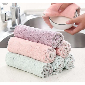 Khăn lau vải sợi Microfiber lau sàn nhà,lau xe, nhà tắm, nhà bếp,lau khô lông vật nuôi,lau tay,lau khô bát đũa.