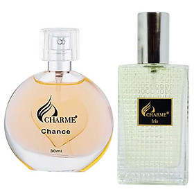 Cặp đôi nước hoa nữ Charme Chance  và nam Charme Iris