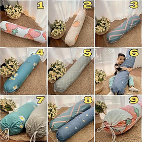 Mua Vỏ Gối Ôm/Gối Nằm Cotton Poly Mềm Mịn Êm Ái Đủ Màu Size 35X100cm  45x65cm