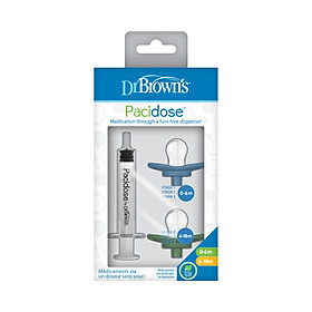 Bộ dụng cụ uống thuốc Pacidose dành cho bé - Dr.Brown's