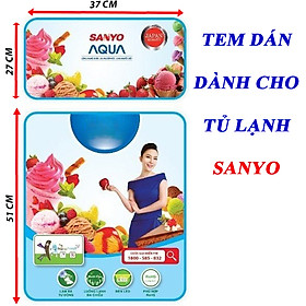 Mua Tem dán dành cho tủ lạnh SANYO