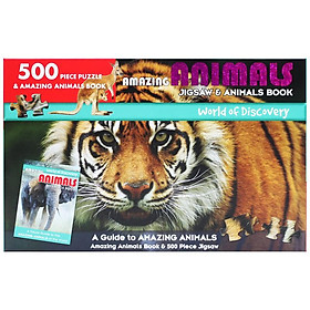 World Of Discovery - Jigsaw & Animals Book: Amazing Animals
