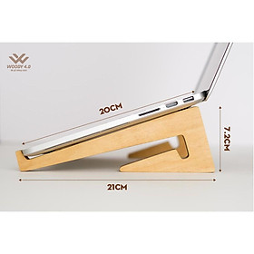 Mua ️Giá Đỡ  Kệ Tản Nhiệt Cho Laptop  Macbookk Bằng Gỗ Thông Tự Nhiên Dạng Chữ V Vừa Kê + Dựng Gọn Laptop
