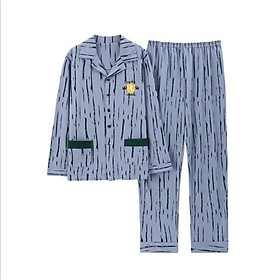 Đồ bộ Pijama đồ ngủ nam cao cấp, vải COTTON 100 dày dặn & thoáng khí phù hợp cho cả 4 mùa (701)