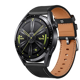 Dây Da Classic Leather Kai Dành Cho Huawei Watch 4/ Watch 4 Pro/ GT4/ GT3 Pro/ GT3 46mm/ GT2/ GT Runner/ Huawei Watch 3/ Watch 3 Pro/ Galaxy Watch 46mm Size 22mm- Hàng Chính Hãng