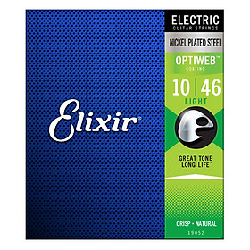 Mua Bộ Dây Đàn Electric Guitar Strings Dây Guitar Điện cỡ 10 Phủ Lớp Optiweb Cao Cấp Elixir 19052
