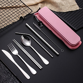 Mua Trọn Bộ Đồ Dùng Bàn Ăn Muỗng Đũa Nĩa Cơm Trưa 9 Món