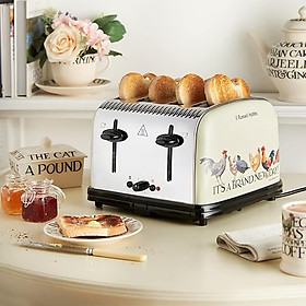 Mua Máy Nướng Bánh Mì Russell Hobbs Rise & Shine 25780 4 Lát Màu Kem Hàng chính hãng