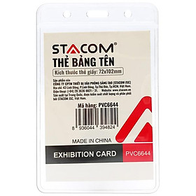 Bảng Tên Nhựa PVC (72x102mm) ID-PVC6644