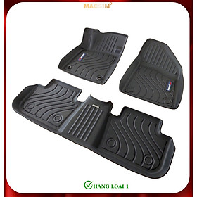 Thảm lót sàn xe ô tô Peugeot MG4 Nhãn hiệu Macsim chất liệu nhựa TPE cao cấp màu đen