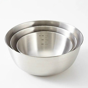 Mua Set 3 Thau Chậu Inox Chia Vạch