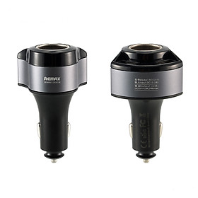 Mua Tẩu Sạc Xe Hơi 2 USB Remax RCC218 4.8A + Tặng Kèm 1 Gía Đỡ Điện Thoại Mini - Hàng Chính Hãng