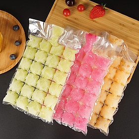Mua SET 10 túi làm đá 24 ô dùng 1 lần tiện lợi (TLD24)