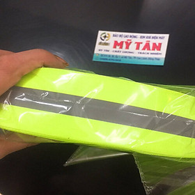 Mua Cuộn dây phản quang vải màu xanh sọc ghi bản rộng 5cm dài 100m
