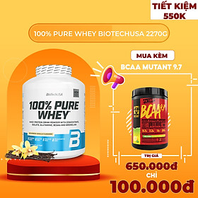 Sữa Tăng Cơ 100% Pure Whey BioTechUSA – Hộp 2.27Kg