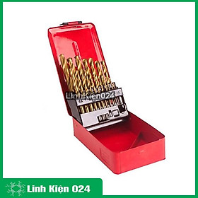Mua Hộp Combo 19 Mũi Khoan Đa Năng Cao Cấp MŨI THÉP VÀNG TITANIUM