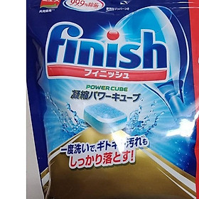 Viiên rửa bát chén ly Finish xuất xứ Nhật ( bán lẻ 75 viên)chuyên dùng cho máy rửa chén bát