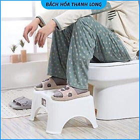 Ghế kê chân toilet chống táo bón, đi vệ sinh đúng cách, tốt cho sức khỏe