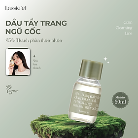 Dầu tẩy trang làm sạch sâu Enzyme Lassie’el Hàn Quốc 20ml - Thuần chay, lành tính, dưỡng ẩm