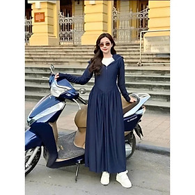 Áo khoác chống nắng nữ toàn thân cao cấp mũ trùm đầu tay xỏ ngón UPF50+ Size XL 53-66kg XANH THAN Vải THUN LẠNH Co Dãn 4 Chiều Dày Dặn Làm Mát | Thời Trang | Đa Dụng - ÁO KHOÁC CHỐNG NẮNG NỮ