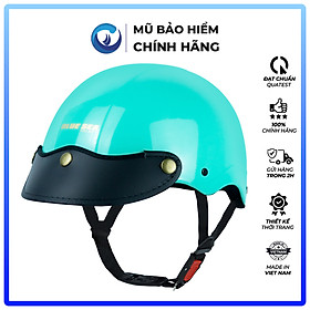 Mũ bảo hiểm 1/2 Nửa đầu BLUE SEA - Nhựa ABS Nguyên sinh - Sơn cao cấp - A104 - FREESIZE - Chính hãng