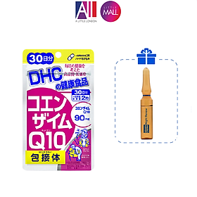 Viên uống chống lão hóa trẻ da DHC coenzyme q10 TẶNG Ampoule chống lão hóa Martiderm (Nhập khẩu)