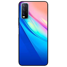 Ốp lưng dành cho Vivo Y20 - Y20s - Y12s mẫu Hình Nền Hồng Xanh