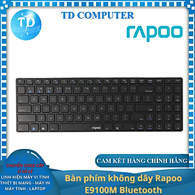 Mua Bàn phím không dây Rapoo E9100M Bluetooth - Hàng chính hãng Nam Thành phân phối