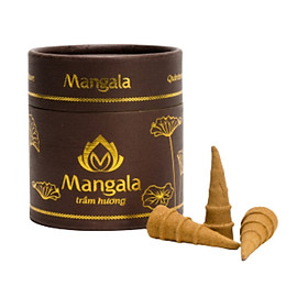 Mua Nụ Trầm Hương Cao Cấp MANGALA_Viên Lớn|Hộp Nâu_22 viên_Nguyên Liệu Trầm Hương Núi Rừng Việt Nam
