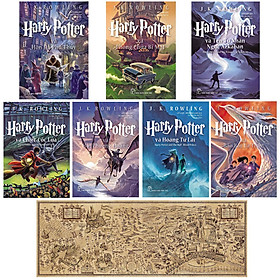 Ảnh bìa Combo Harry Potter (Trọn Bộ 7 Cuốn ) + Tặng Kèm Bản Đồ Phép Thuật