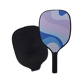 Pickleball Paddle Only Pickleball Racket Nonslip Grip for Outdoor and Indoor Wood High End with Cover Pickle Ball Racquet for Kids Men Women
