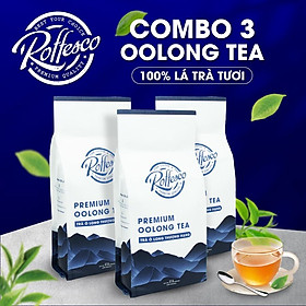 Combo 3 Trà Ô Long ROFFESCO PREMIUM OOLONG TEA Vị Đắng Nhẹ Hậu Ngọt Túi 500g