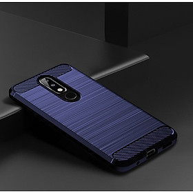 Ốp lưng chống sốc Vân Sợi Carbon cho Nokia 5.1 Plus