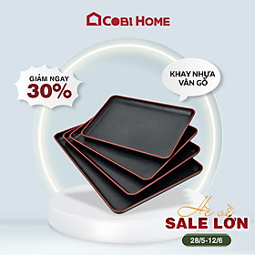 Mua Khay nhựa phục vụ  mâm bê đồ bằng nhựa phong cách Nhật - 2 size