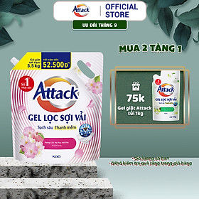 Gel Giặt Attack Hương Giấc Mơ Hoa Anh Đào Túi 3.5Kg