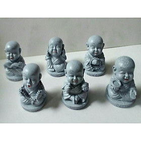 Tượng đá bộ sáu chú tiểu lục độ