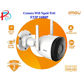 Mua CAMERA WIFI NGOÀI TRỜI IMOU F22P 2M 1080P  Chống nước  tích hợp mic thu âm - hàng chính hãng