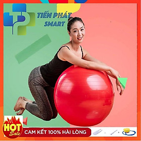 Bóng yoga trơn 65cm/75cm tặng kèm bơm