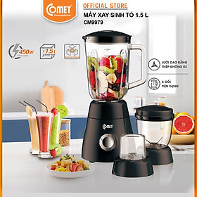 Mua Máy xay sinh tố 3 cối 450W COMET - CM9979 - Hàng Chính Hãng