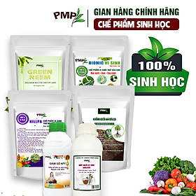 Mua Bộ trừ bệnh vi sinh  sinh học PMP cho cà chua bạch tuộc - Killpa  Trichoderma  Biomic  Green Neem  Giấm gỗ Apy  Mật rỉ đường
