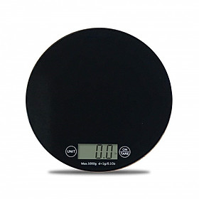 Cân tiểu ly điện tử 5kg tròn mặt kính phím cảm ứng. Cân tiểu li điện tử có độ chính xác cao