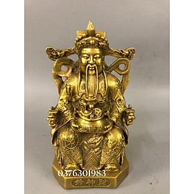 Mua Tượng ông thần tài bằng đồng nguyên chất cao 23cm