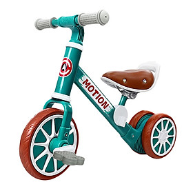 Xe chòi chân kiêm xe đạp cho bé Motion - Xe thăng bằng khung thép, ghế da cho trẻ em DC018