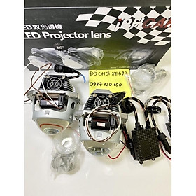 Đèn pha led I3 Projector chuyên độ ô tô, xe máy. Hộp full phụ kiện