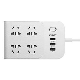 Ổ Cắm Điện Thông Minh Pisen BH-43 (Trắng) - Hàng Chính Hãng