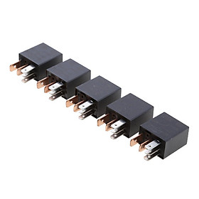 5 Pieces 12V Micro 30A 5-Pin Automotive Changeover Relay Car Bike Boat