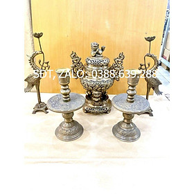 Mua ĐỈNH NGŨ SỰ 42 CM NẶNG 11 KG CHẤT LIỆU BẰNG ĐỒNG