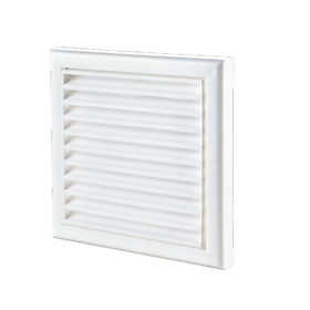 Mua Cửa gió nhựa VUÔNG cổ tròn - DECOR 250*250/150s - Hàng Nhập Khẩu