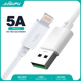 Mua Cáp sạc JUYUPU T9 5A sạc nhanh iPhone Micro Type C dây sạc điện thoại cao cấp dành cho iPhone Samsung OPPO Vivo HUAWEI XIAOMi - HÀNG CHÍNH HÃNG