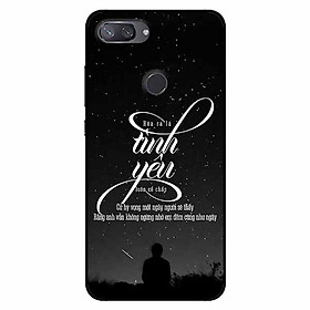 Ốp lưng in cho Xiaomi Mi 8 Lite Mẫu Hoá Tình Yêu